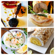 Menu NOëL (en 5 services) avec chapon en plat